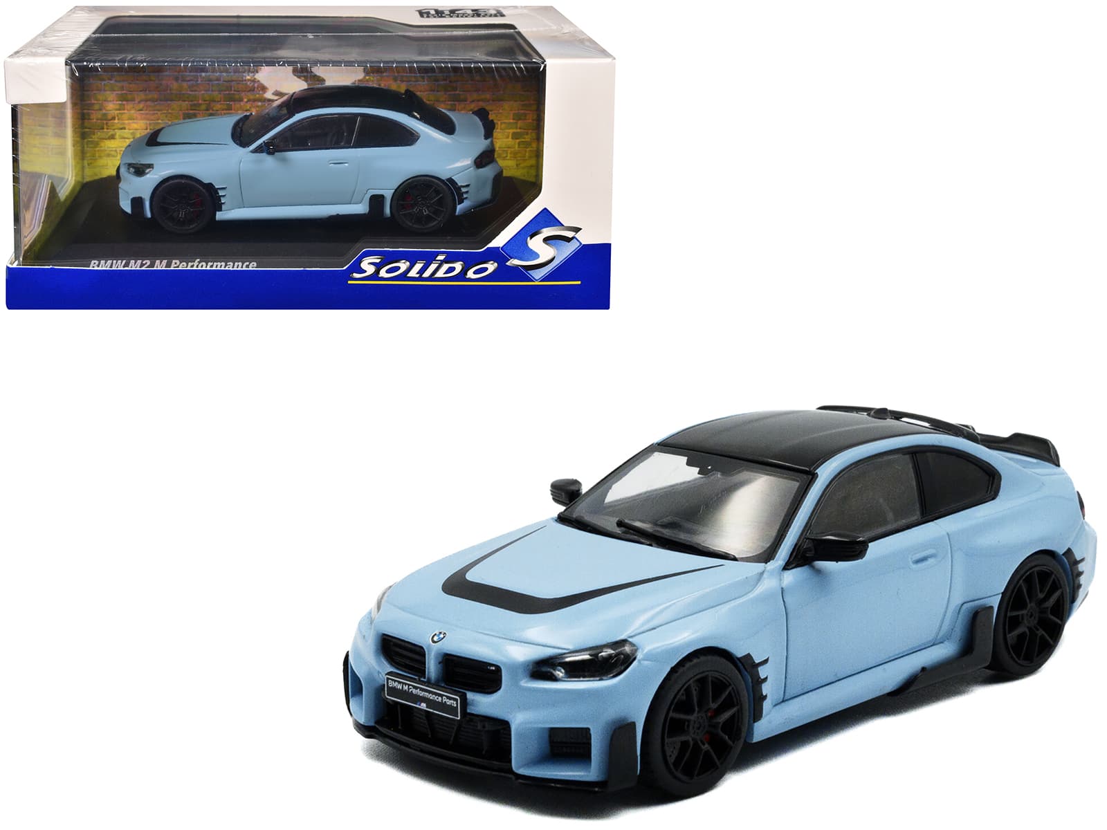 2023 BMW M2 M Performance Zandvoort Blue with Black Top 1/43 Diecast Model Car by Solido price history on PriceWatchPro