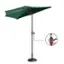 Alt View 14. Nature Spring - 9-Foot Half Patio Umbrella - Forest Green.