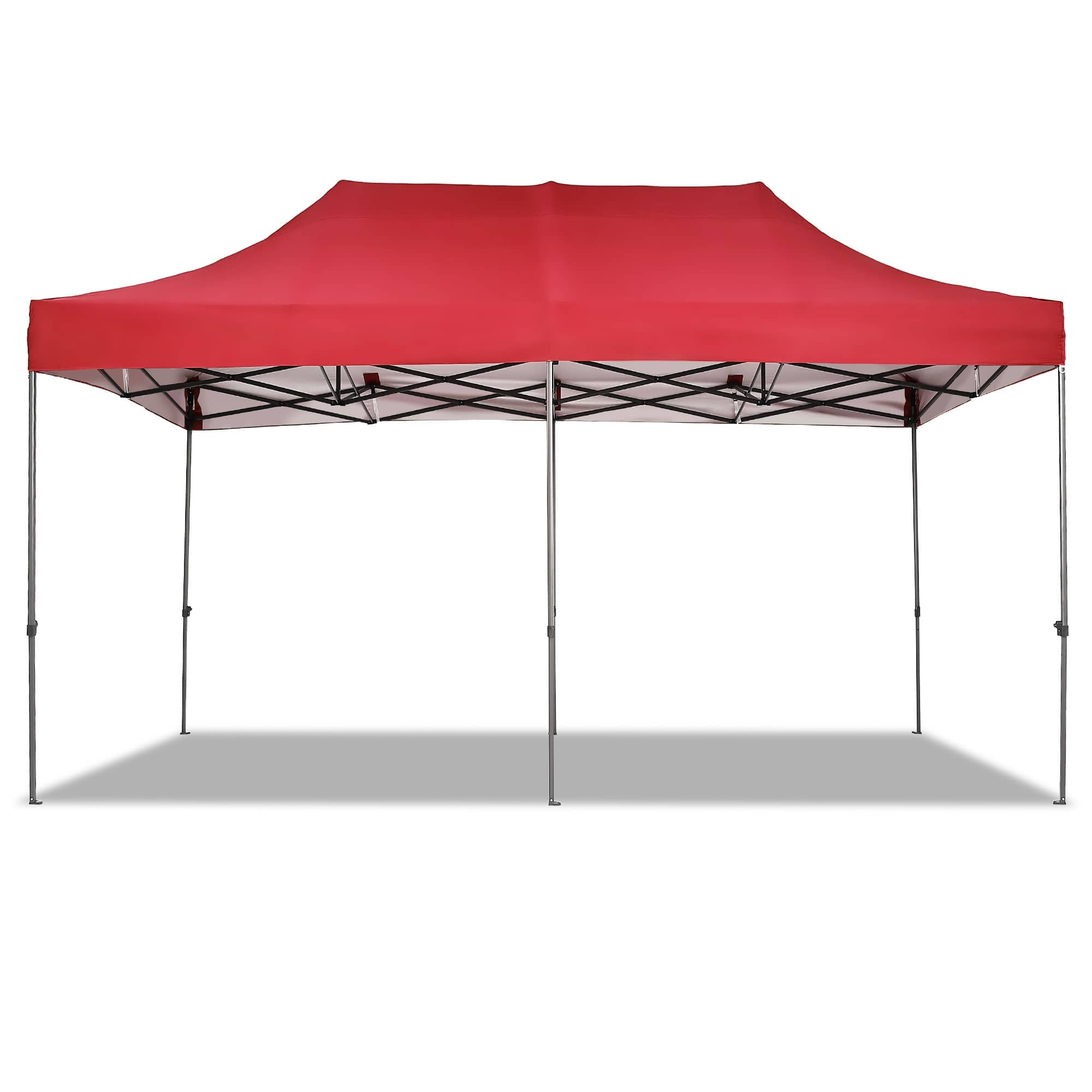 Ainfox - 10x20ft Instant Folding Heavy Duty Pop up Canopy - Red