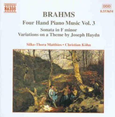 J. Brahms - Four Hand Piano Music 3  - COMPACT DISCS