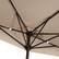 Alt View 14. Nature Spring - 9-Foot Half Round Patio Umbrella - Beige.