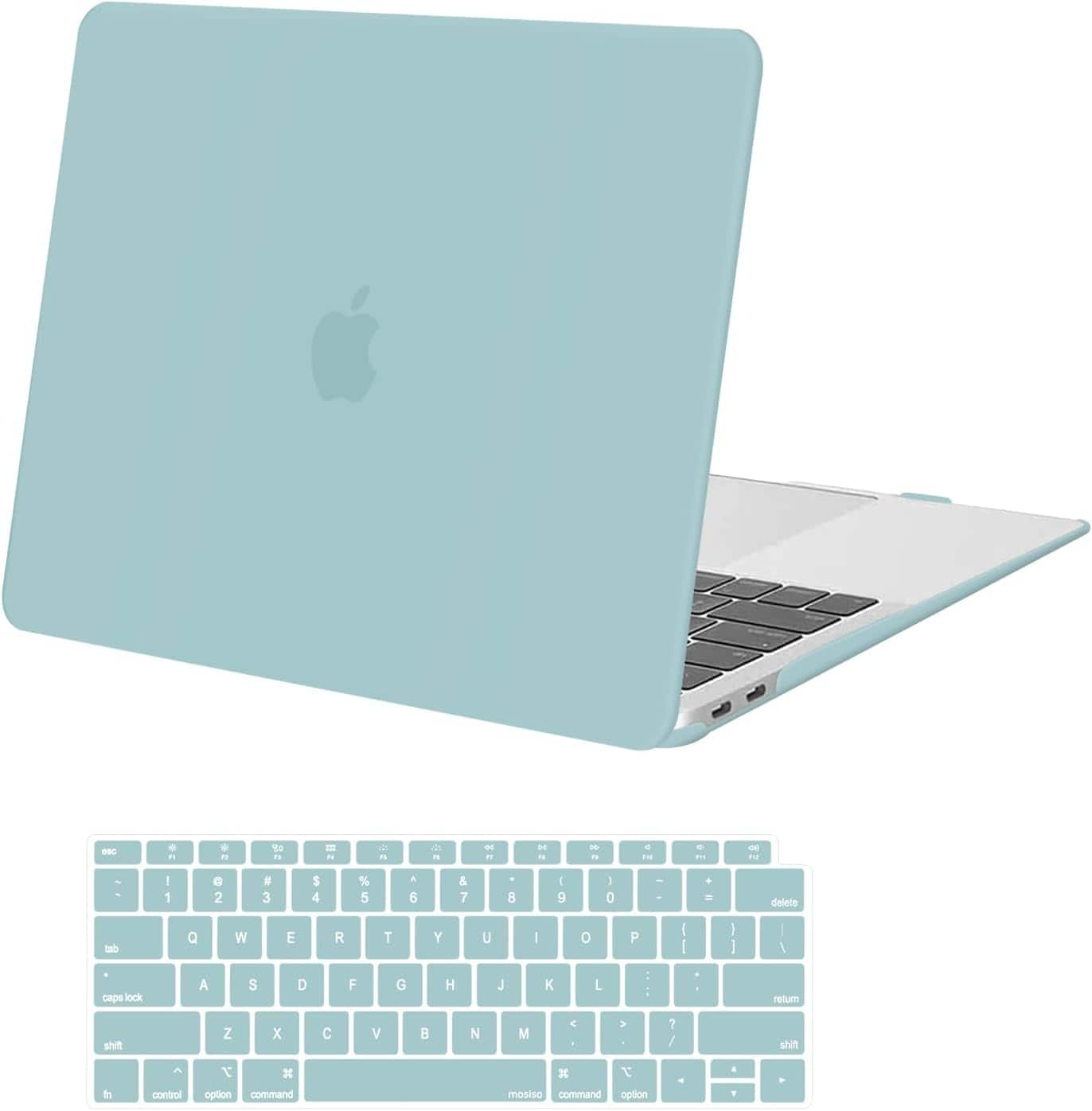 mosiso - Case for MacBook Air 13 inch Case 2020 2019 2018 Release M1 A2337 A2179 A1932 with Touch ID with Keyboard Cover - Aquamarine price history on PriceWatchPro