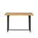 Front Zoom. Walker Edison - Modern Metal and Wood Drop-Leaf Dining Table - Light Ash.