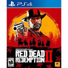 PS4
ROCKSTAR GAMES PRESENTS
RED DEAD REDEMPTION II
MATURE 17+
ESRB
R