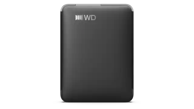 Front. WD - 1TB WD Elements® Portable Hard Drive for Windows, Mac and compatible devices - Black.