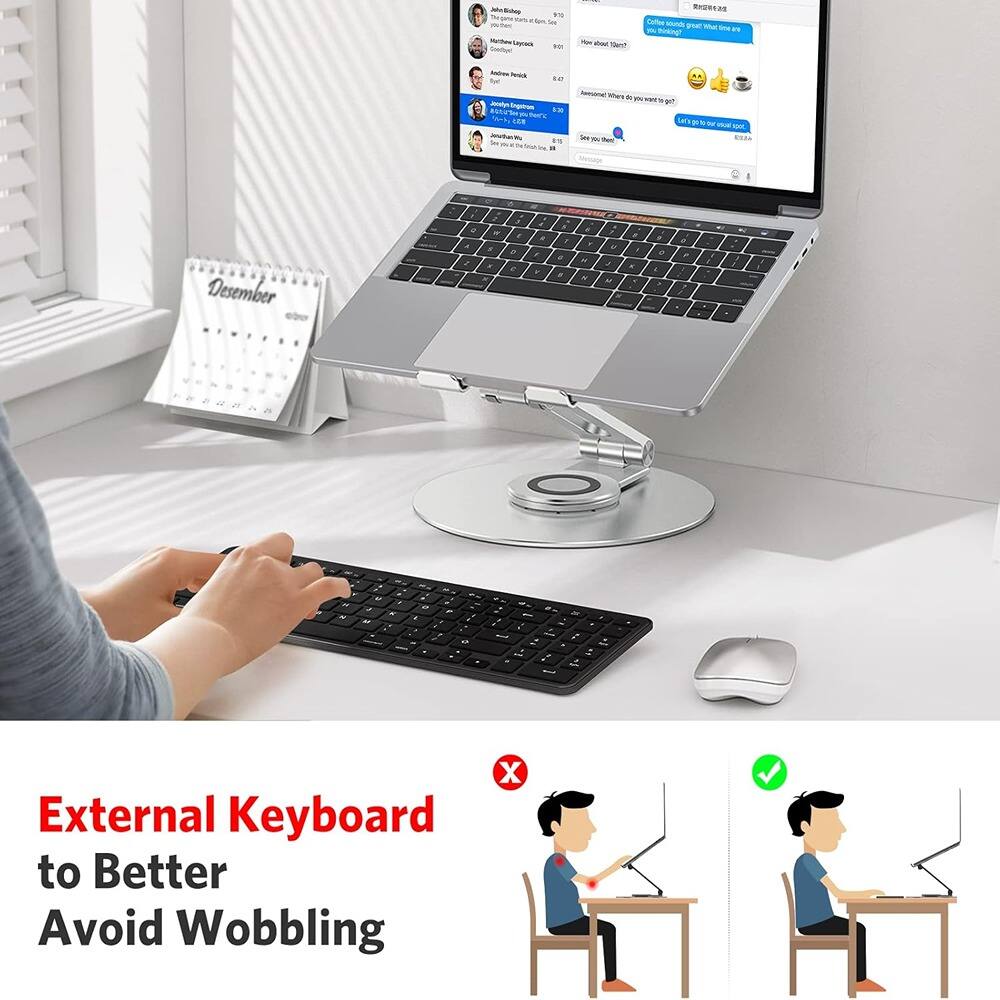 External Keyboard to Better Avoid Wobbling