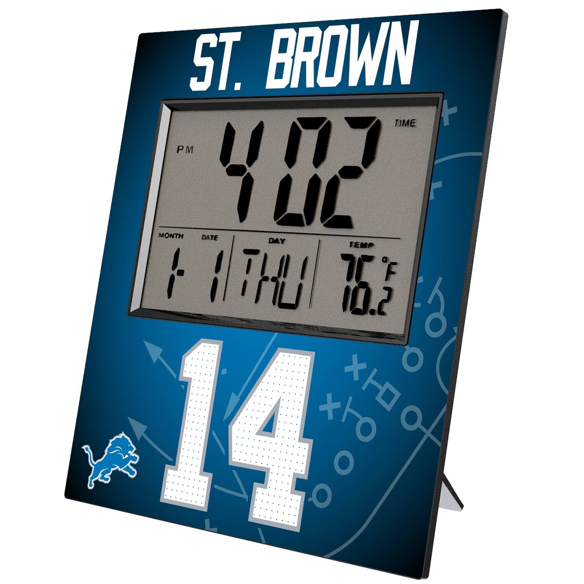 ST. BROWN  
TIME 4:02 PM  
MONTH 11 DATE 1 DAY THU TEMP 76°F  
14