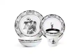 Disney - The Nightmare Before Christmas 16-Piece Ceramic Dinnerware Set - White