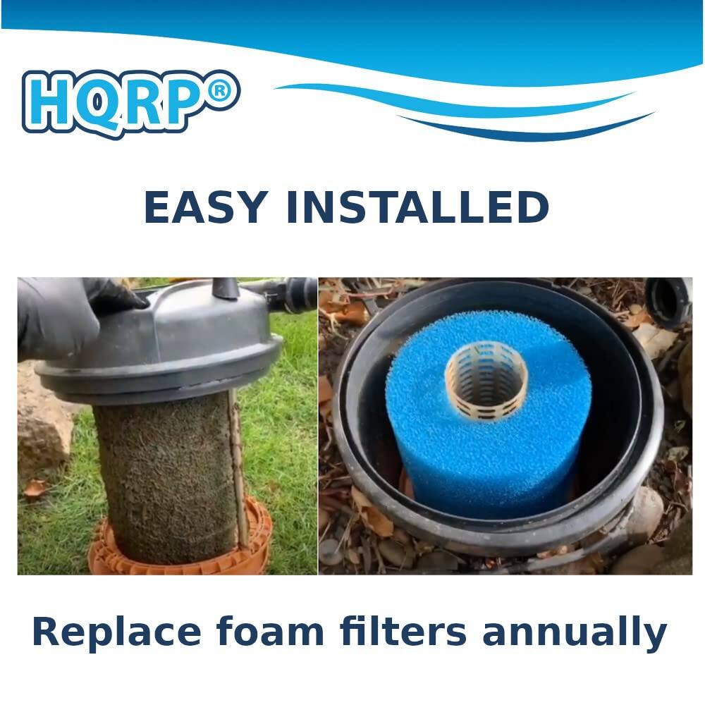HQRP®  
EASY INSTALLED  
Replace foam filters annually