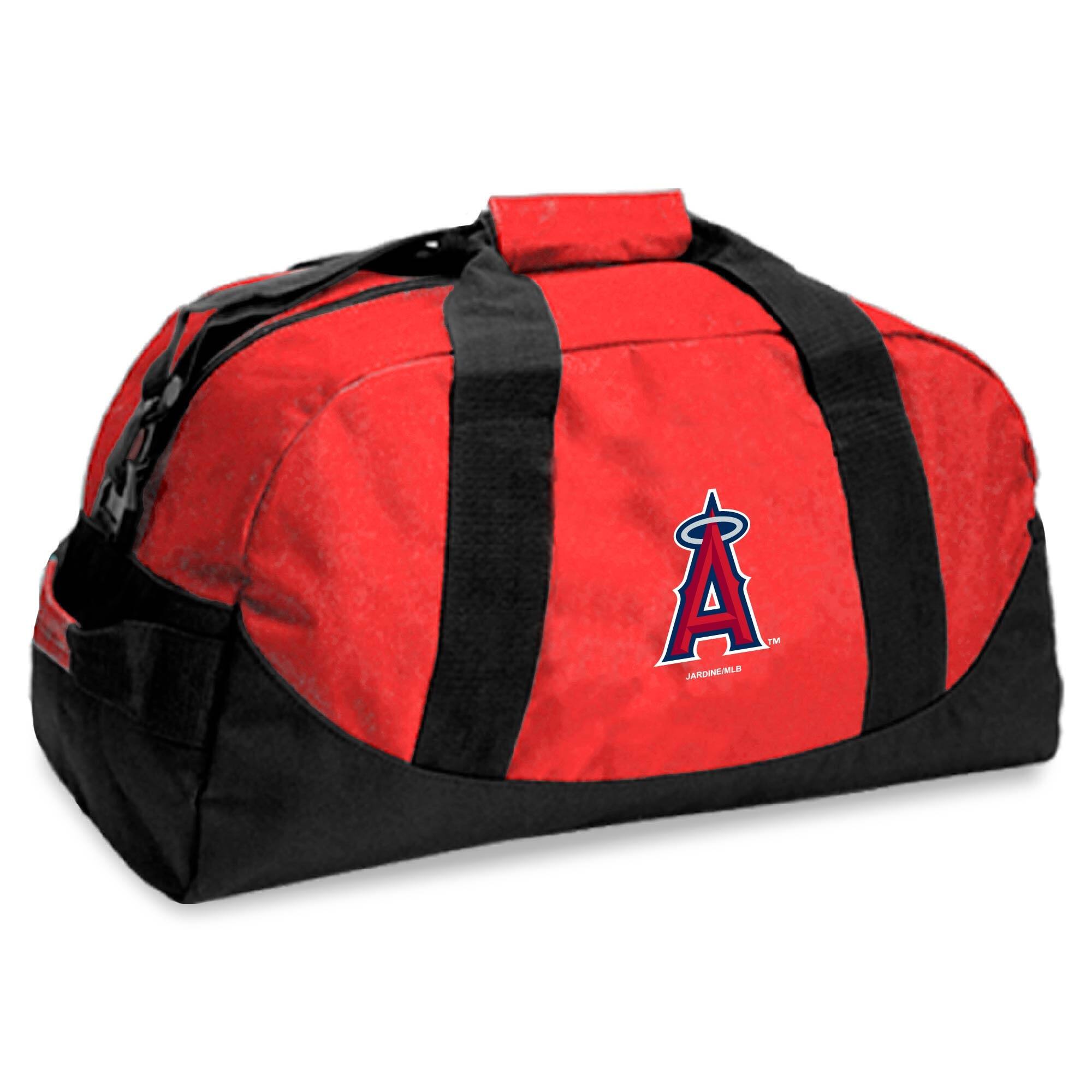 Front. Jardine - Los Angeles Angels Dome Duffel Bag - Red.