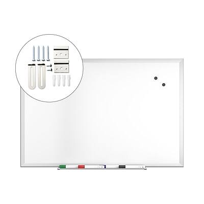 Alt View 4. TRU RED - TRU RED™ Magnetic Steel Dry Erase Board, Satin Frame, 3' x 2' (TR61169).