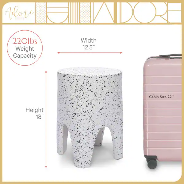 Adore DECOR  
220lbs Weight Capacity  
Width 12.5"  
Cabin Size 22"  
Height 18"
