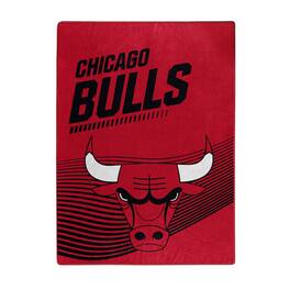 Sweet Home Collection - NBA Chicago Bulls 60" x 80" Raschel Throw Blanket - Red