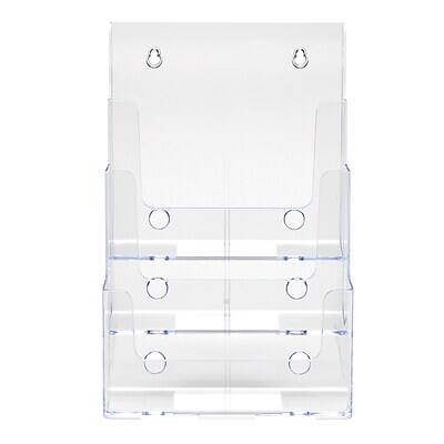 Alt View 2. Staples - Literature Holder for Magazines, 8.25" x 11.7" Plastic - Clear.
