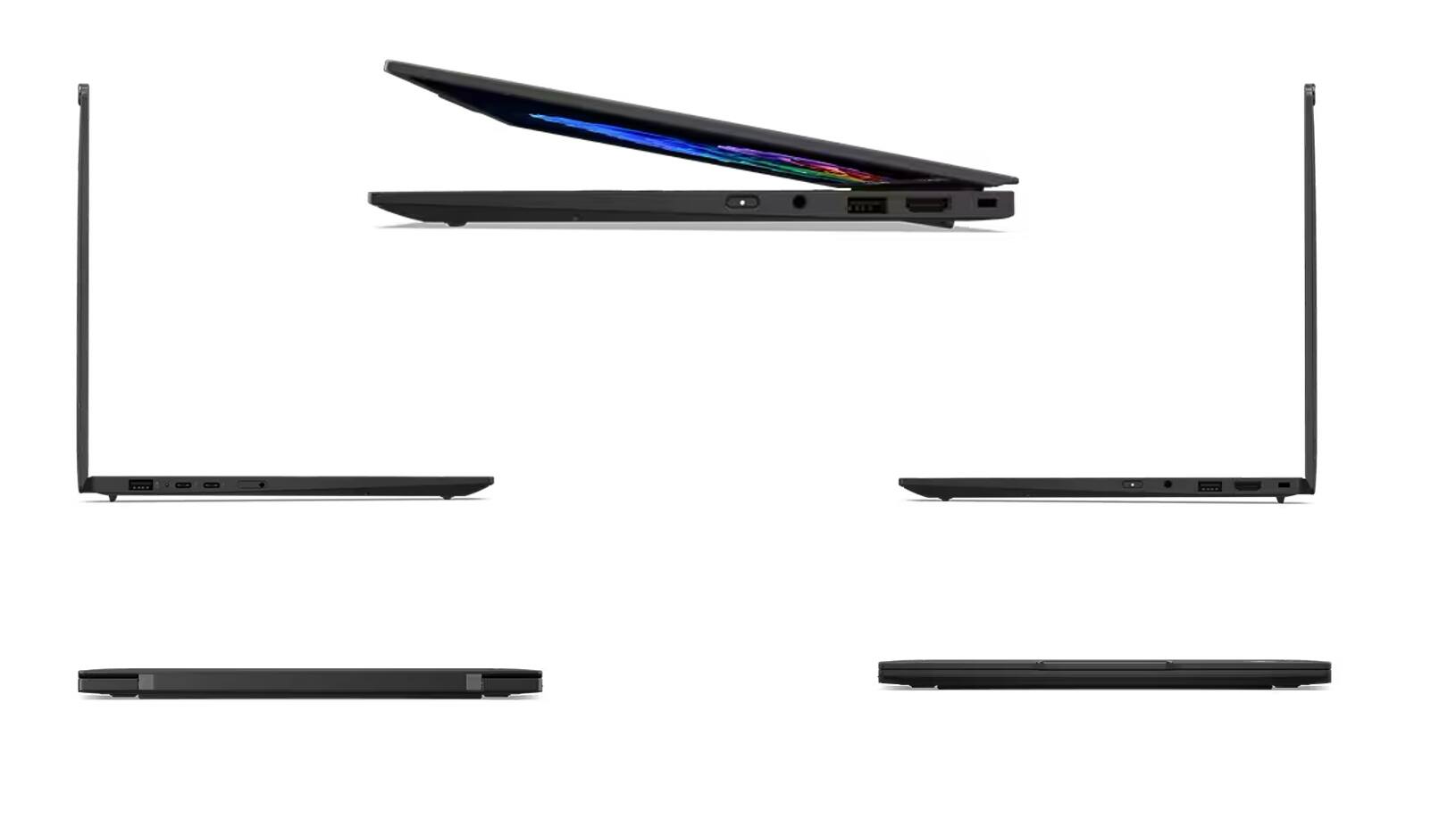 Alt View 8. Lenovo - Lenovo ThinkPad X1 Carbon Gen 13 X1 Carbon Laptop 14.0 2.8K (Intel Ultra 7-268V, Win 11 Pro) w/USB Hub - Eclipse Black.