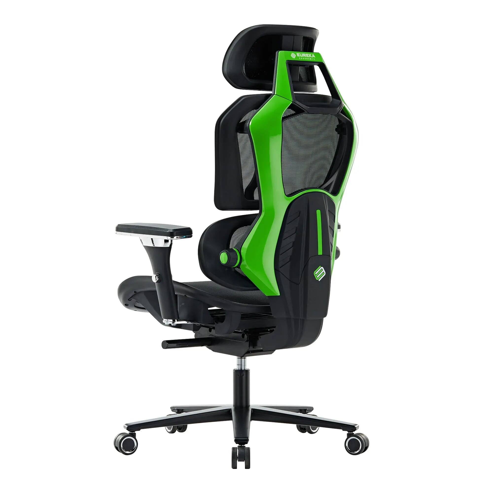 Alt View 7. Eureka Ergonomic - Executive Office Chair, Premium PU Leather, Ergonomic Armrests, Height Adjustable Swivel Base - Green.