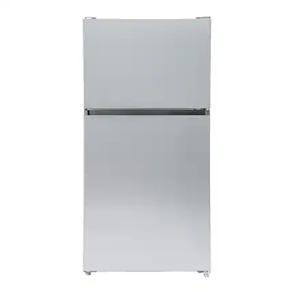 Front. Verona - Verona 30 inch Top Freezer Refrigerator with 21 cu. ft. Total Capacity in Stainless Steel Look - Stainless Steel Look.