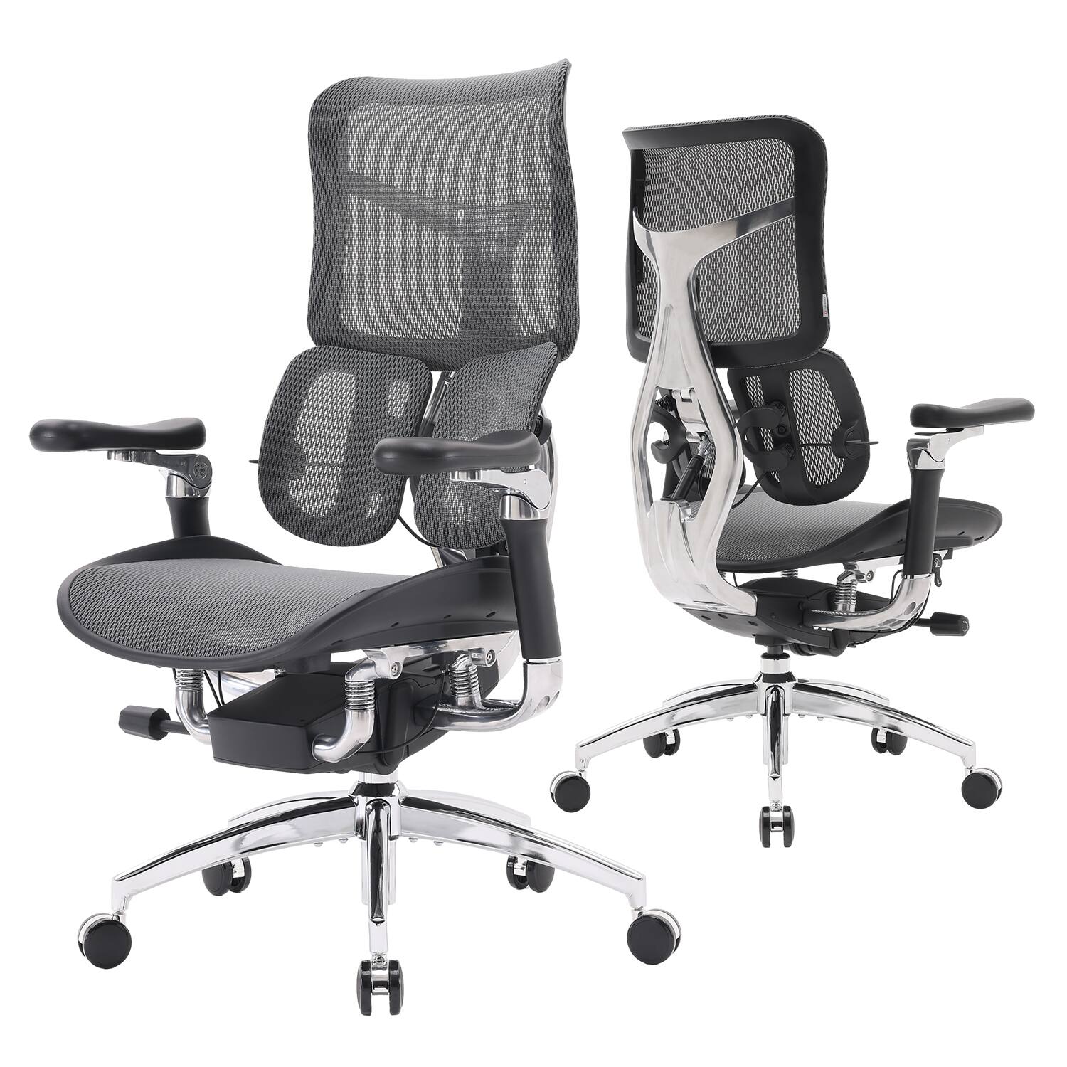 Front. SIHOO - S300 Ergonomic Office Chair, Design Zero-Gravity Mechanism-6D Coordinated Armrests High-Back Desk Chair, Recline Chair - Black.