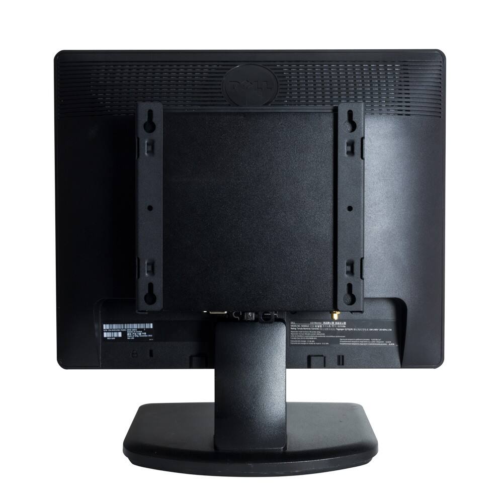 Alt View 2. RackSolutions - RackSolutions 100-A Wall Mount for Dell Micro (Fixed Monitor) - Black.