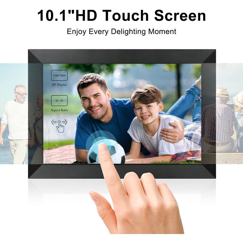 10.1" HD Touch Screen  
Enjoy Every Delighting Moment  

1280x800 HD Display  
16:10 Aspect Ratio