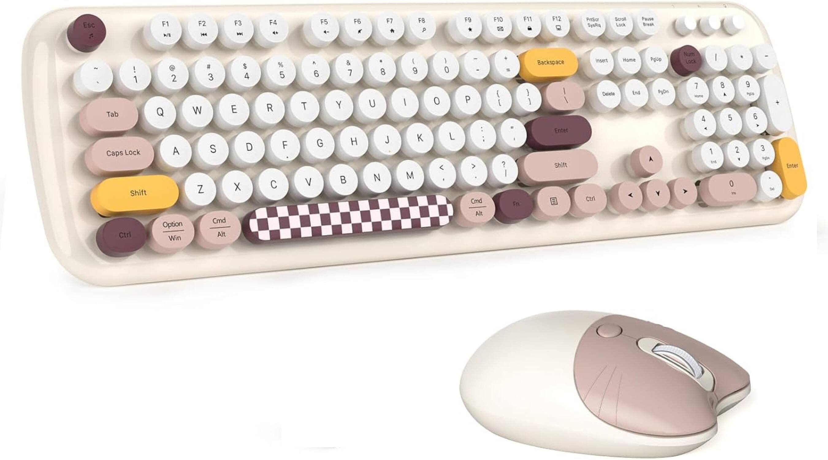 Esc F1 F2 F3 F4 F5 F6 F7 F8 F9 F10 F11 F12 PrtSc SysRq ScrLk Pause Break 1 2 3 4 5 6 7 8 9 0 - = Backspace Tab Q W E R T Y U I O P [ ] \ Caps Lock A S D F G H J K L ; ' Enter Shift Z X C V B N M , . / Shift Ctrl @ # $ % ^ & * ( ) _ + Num Lock 7 8 9 4 5 6 1 2 3 0 Insert Home Delete End Page Up Page Down Option Win Ctrl Alt Fn Backspace