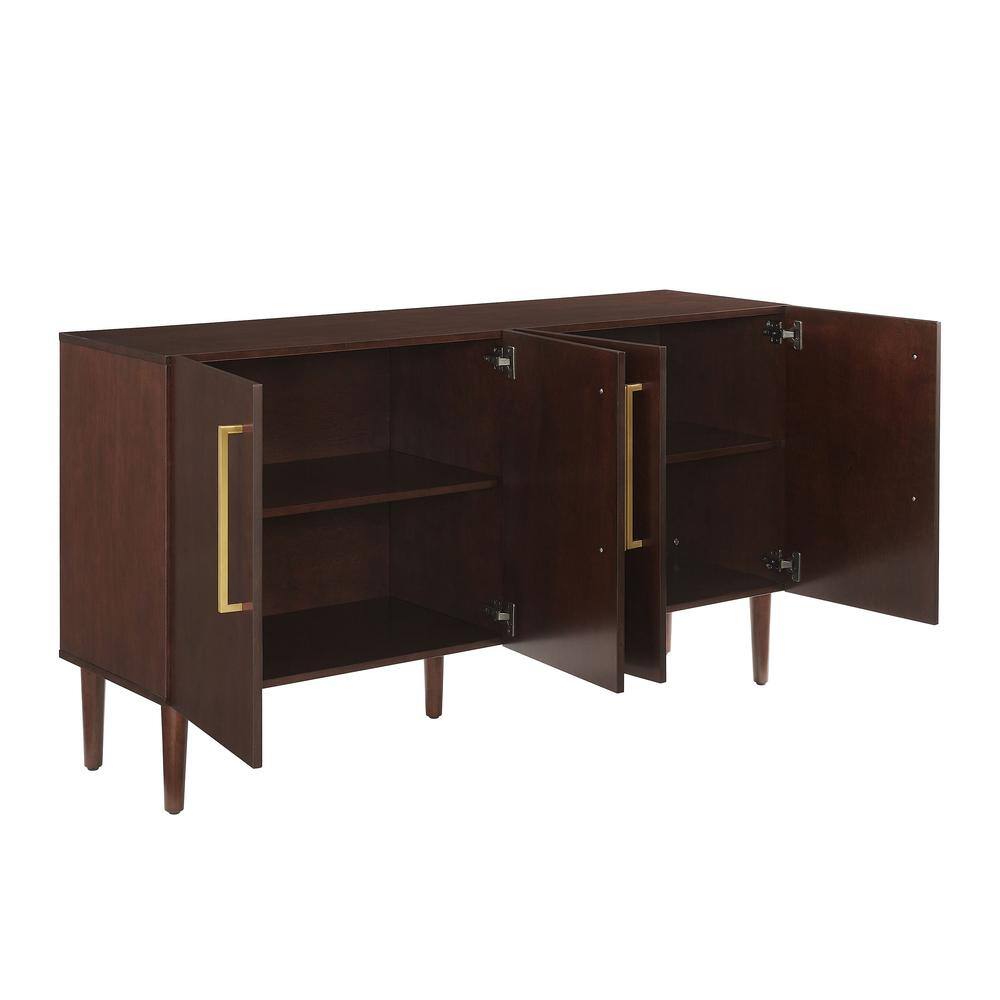 Left. Crosley Furniture - Everett Sideboard - Mahogany.
