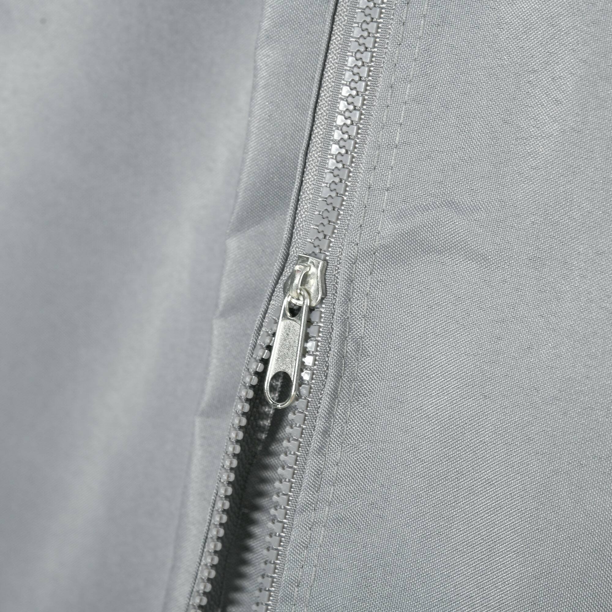 Alt View 8. Outsunny - x 13.1' Gazebo Sidewall Set with Hooks/C-Rings - Light Gray.