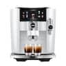JURA - J8 twin Automatic Single Serve Coffee Maker and Espresso Machine - Diamond White
