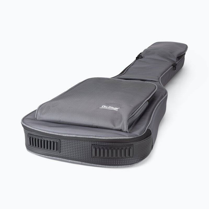 Alt View 2. On Stage Stands - On-Stage Bass Guitar Gig Bag (GBB4990CG) - Black.