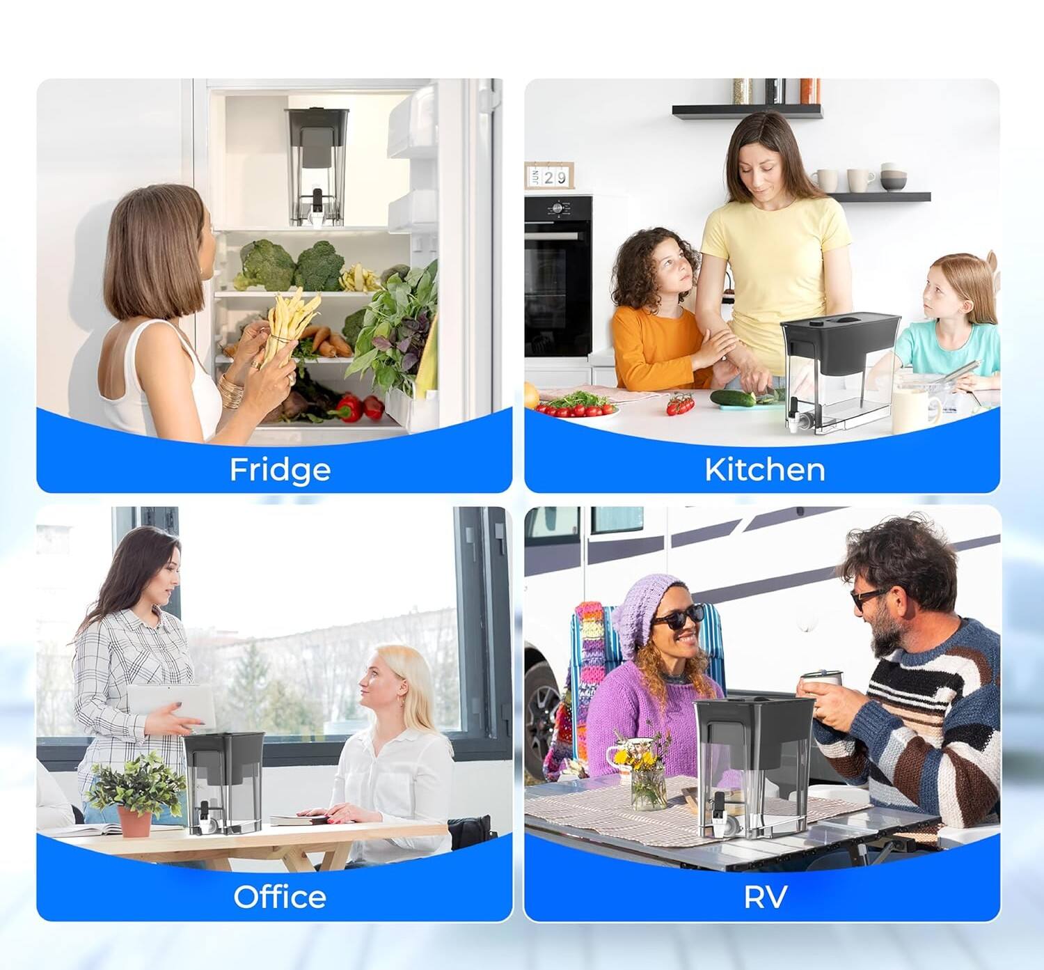 1 29 2 J Fridge Kitchen Office RV