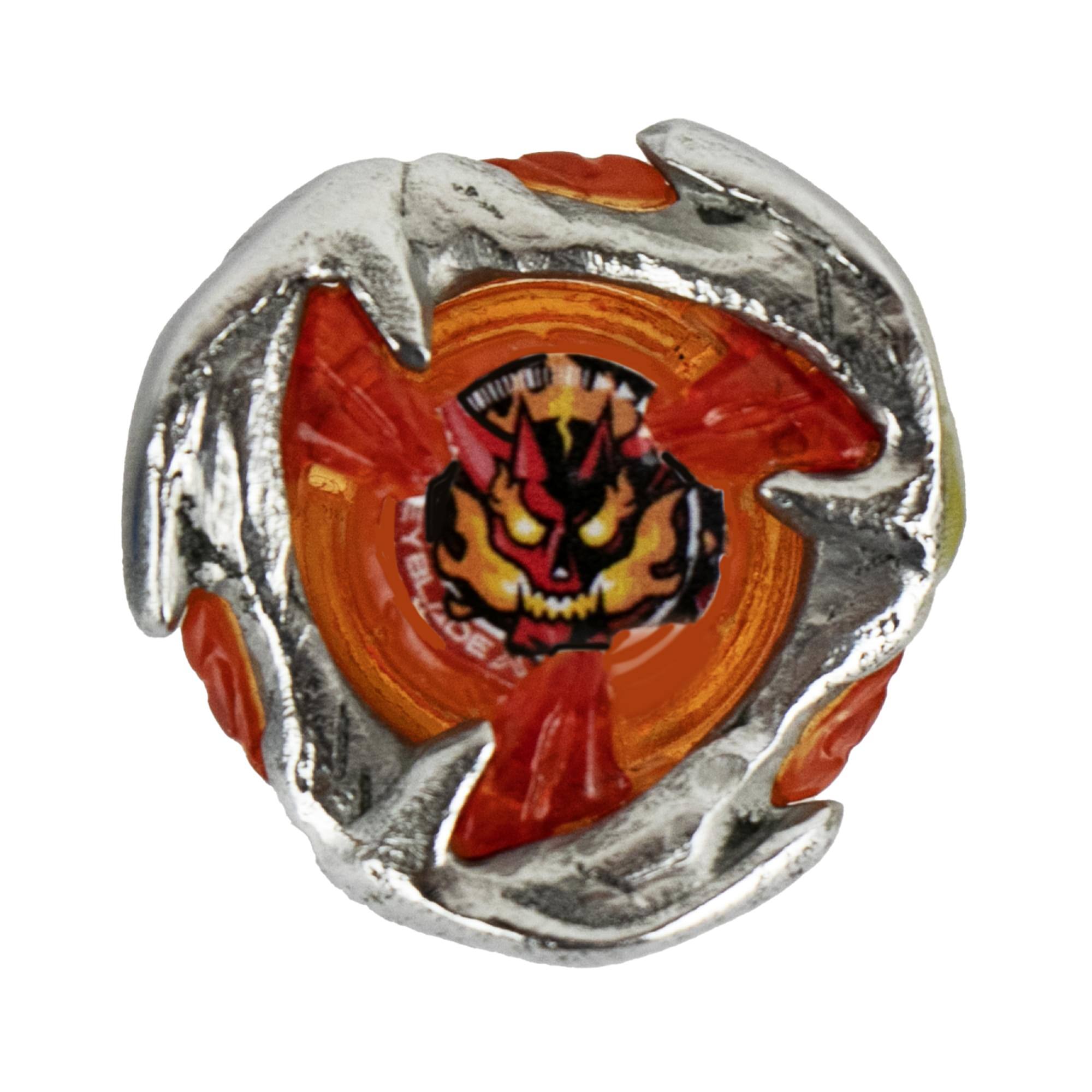 Alt View 1. Super Impulse - World's Smallest Beyblade X Battling Spinning Top | Hammer Incendio - Black.