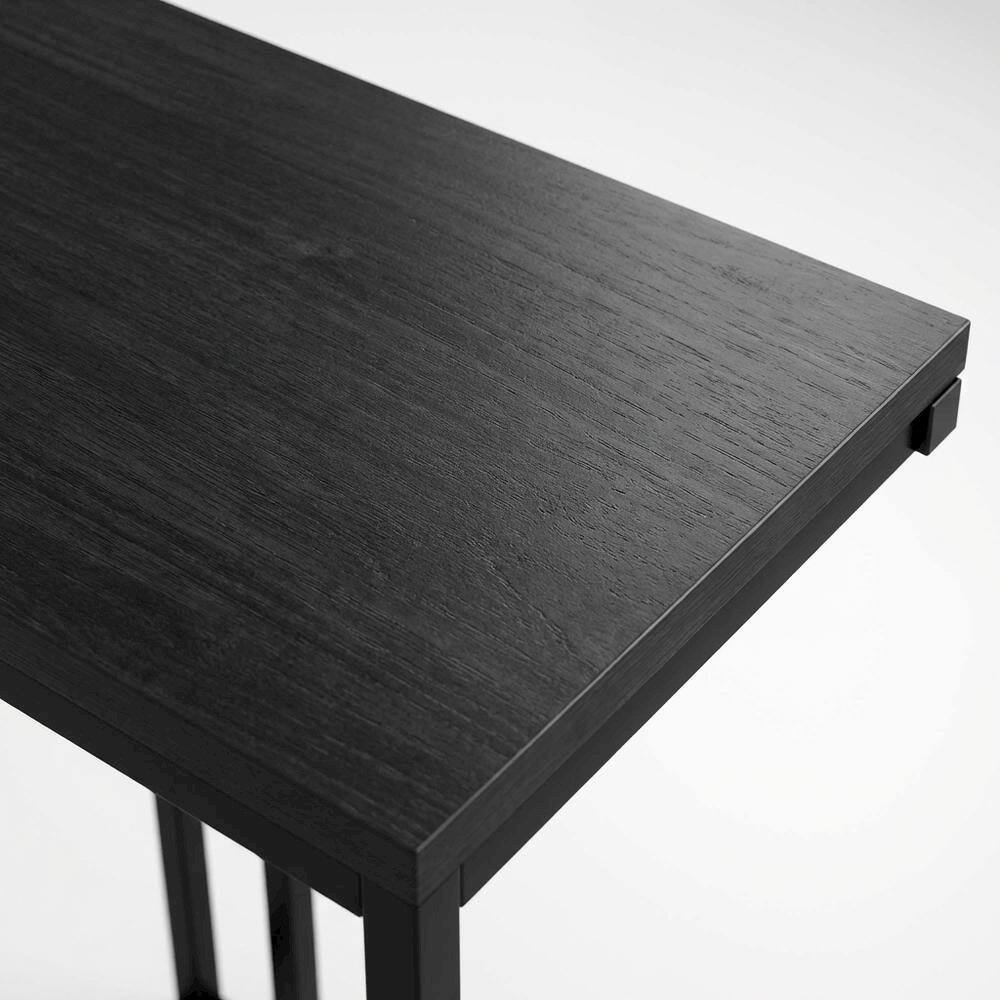 Alt View 2. FurniFact - FurniFact Side Table, Quality Build, Durable Wood Frame - Americano - Americano.
