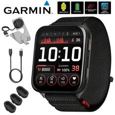GARMIN™ AMOLED DISPLAY UPTO 8 DAYS AD 24/7 HEALTH & FITNESS MONITORING GARMIN CONNECT APP SMTWTFS M S AUG 1 36 10:10 GARMIN 8000 100% 38 10 82 88 = 120 68