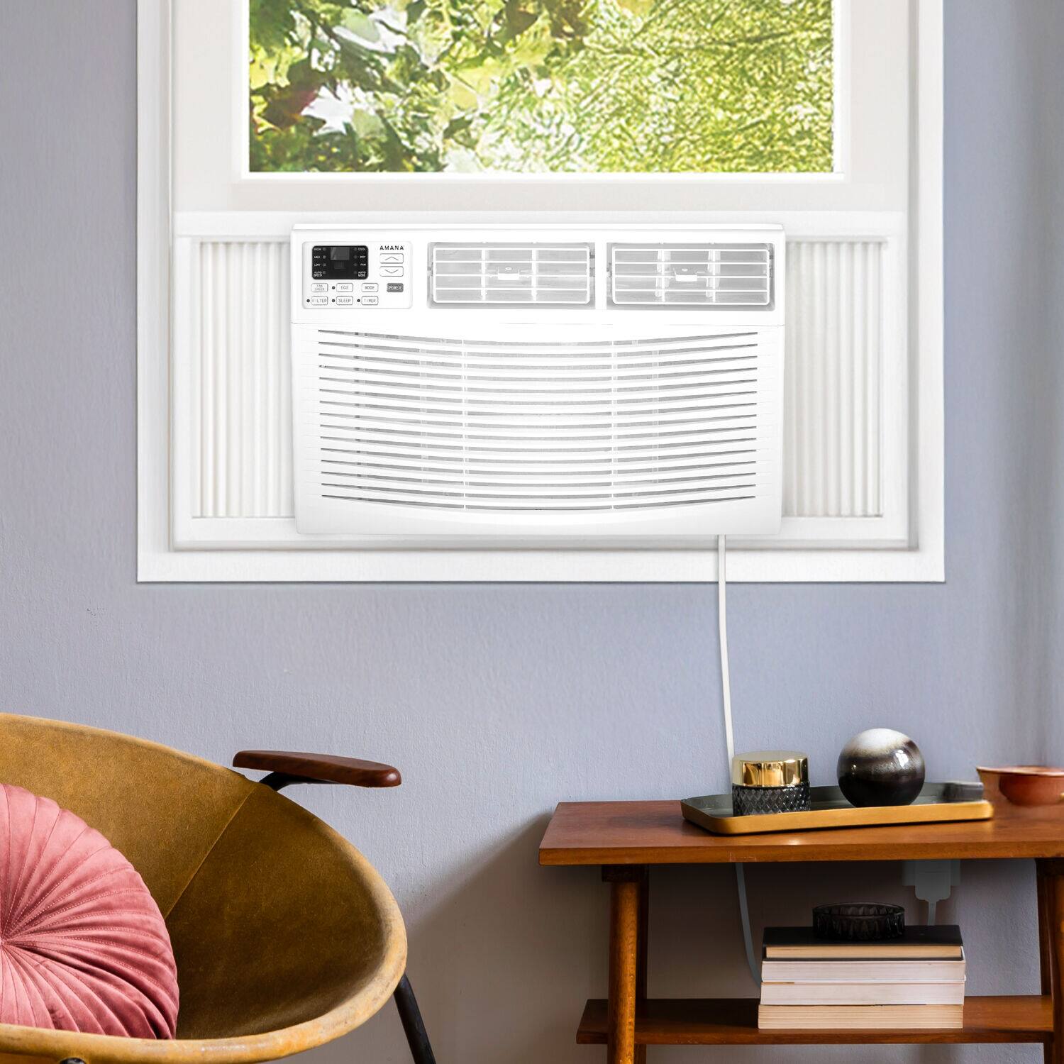 Alt View 24. Amana - 450 Sq. Ft. 10,000 BTU Window Air Conditioner - White.