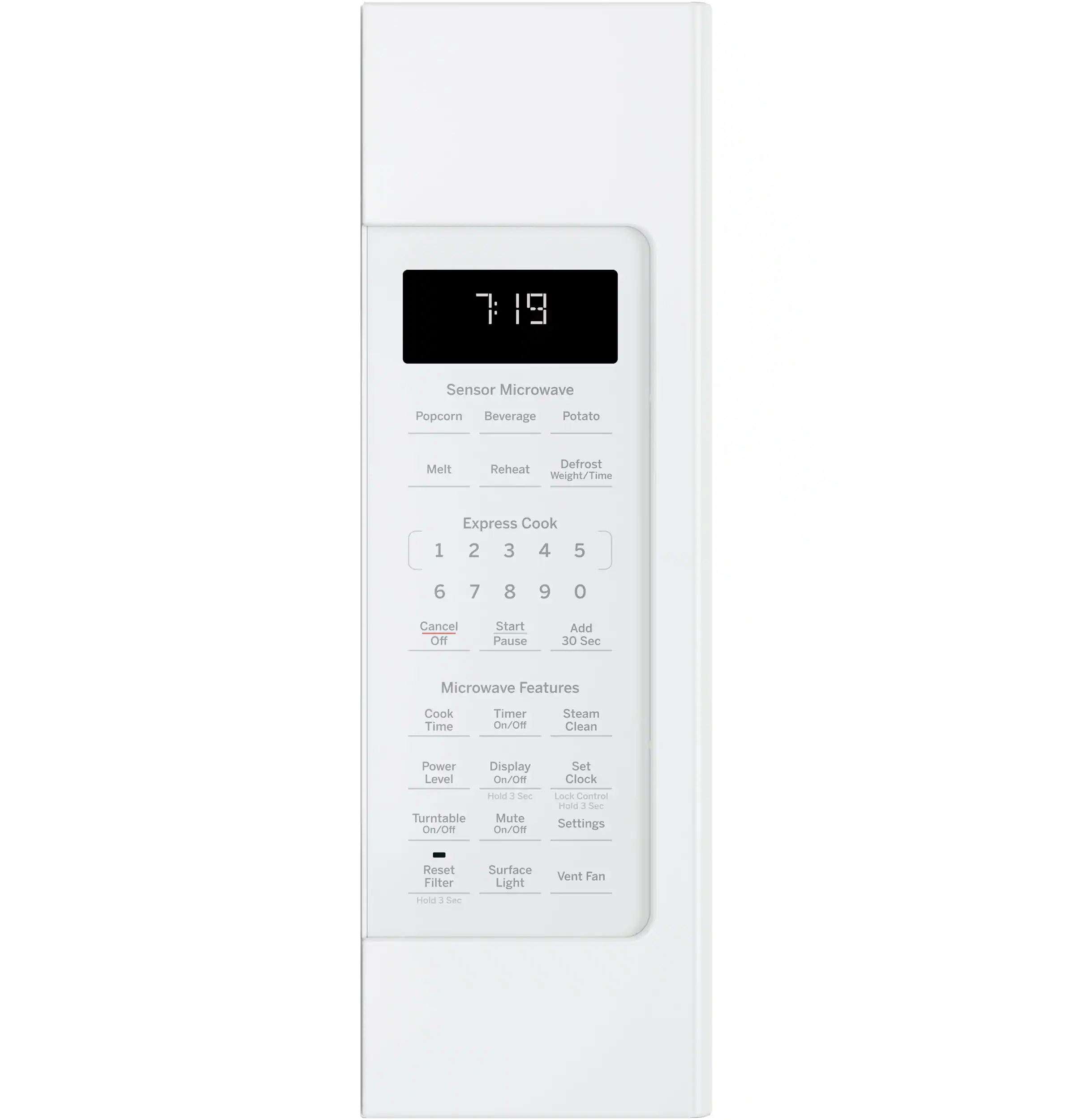GE 1.9 Cu. Ft. Over the Range Microwave with Sensor Cooking and Steam ...