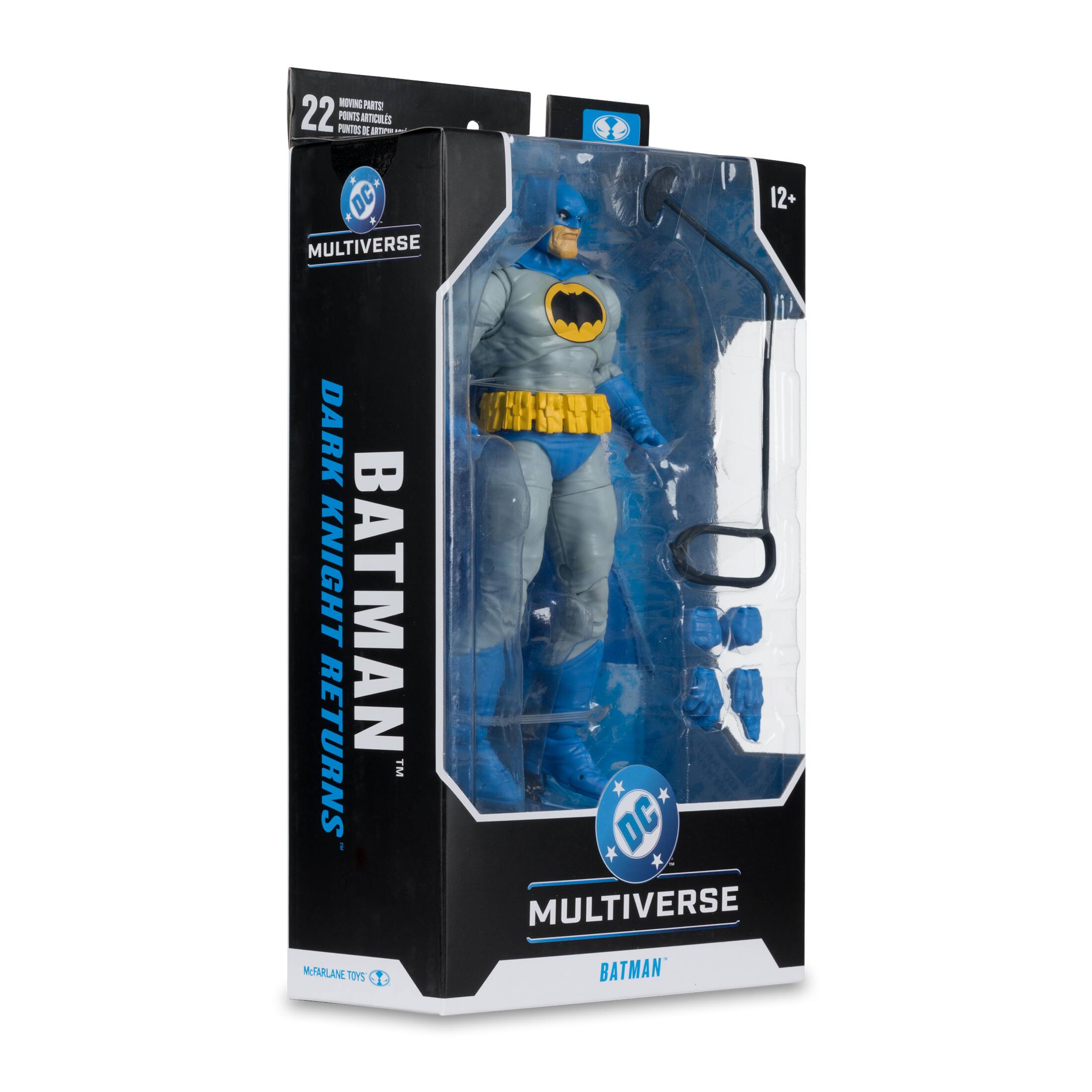 - DC MULTIVERSE 12+ DARK KNIGHT BATMAN RETURNS™
- BATMAN
- 22 MOVING PARTS
- 12+
- McFARLANE TOYS