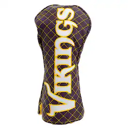 Team Golf - Minnesota Vikings Quilted Driver Headcover - Multicolor
