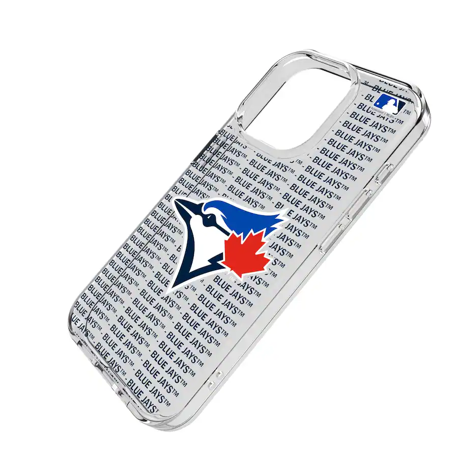 Sblue Keyscaper MLB Toronto Blue Jays Text Backdrop Clear iPhone Case 16 Pro ...