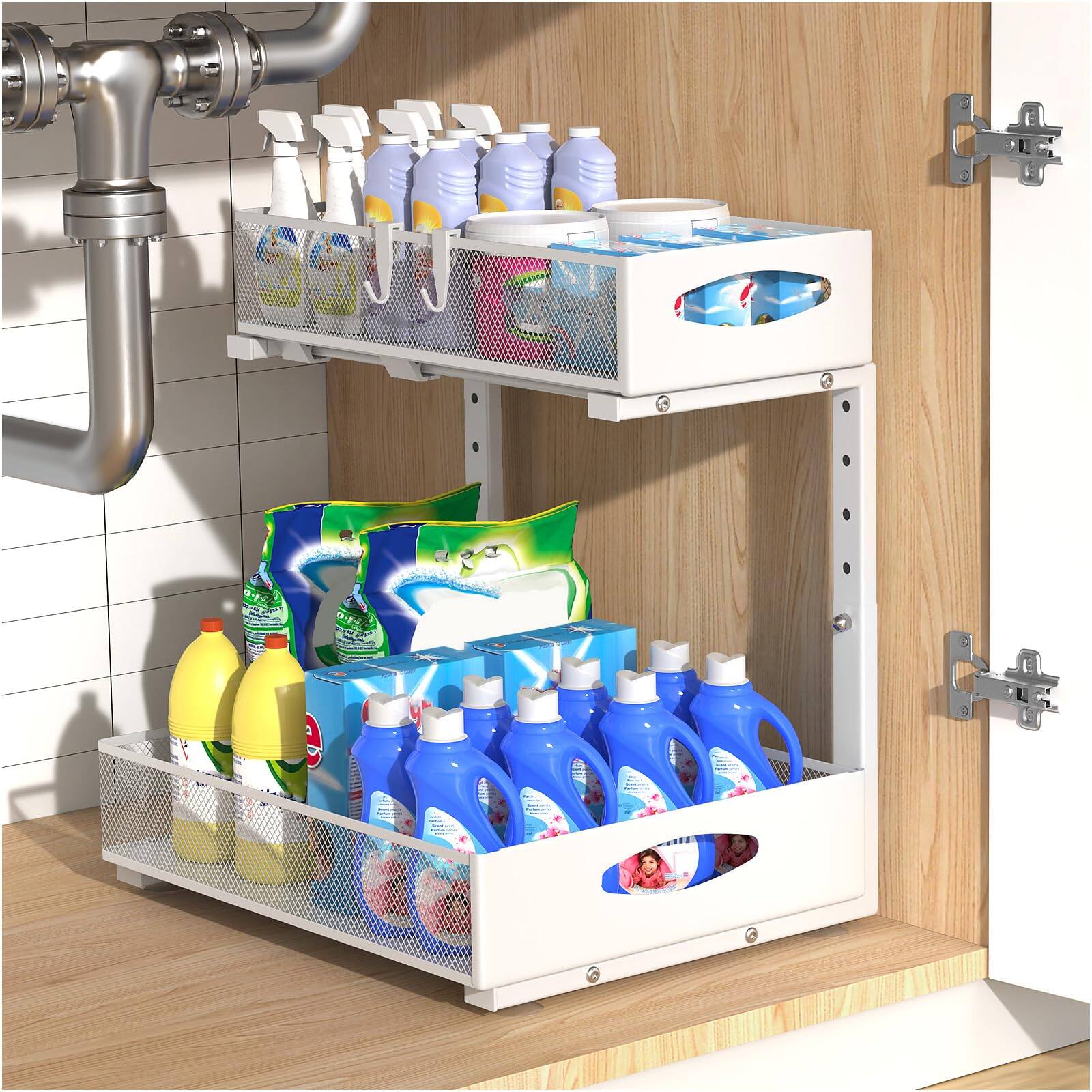 White 1 Pack, Large-12.2in Wide