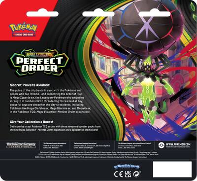 Pokmon Trading Card Game: Mega Evolution Perfect Order 3Pk Booster Bundle 10-10375-108 - Best Buy Pokmon Trading Card Game: Mega Evolution Perfect Order 3Pk Booster Bundle 10-10375-108 - Best Buy