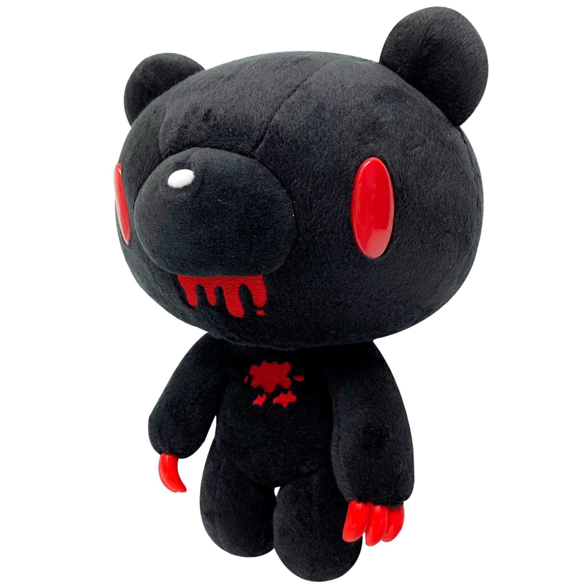 Alt View 1. Great Eastern - Gloomy Bear Black 8 Inch Collector Plush - Black.