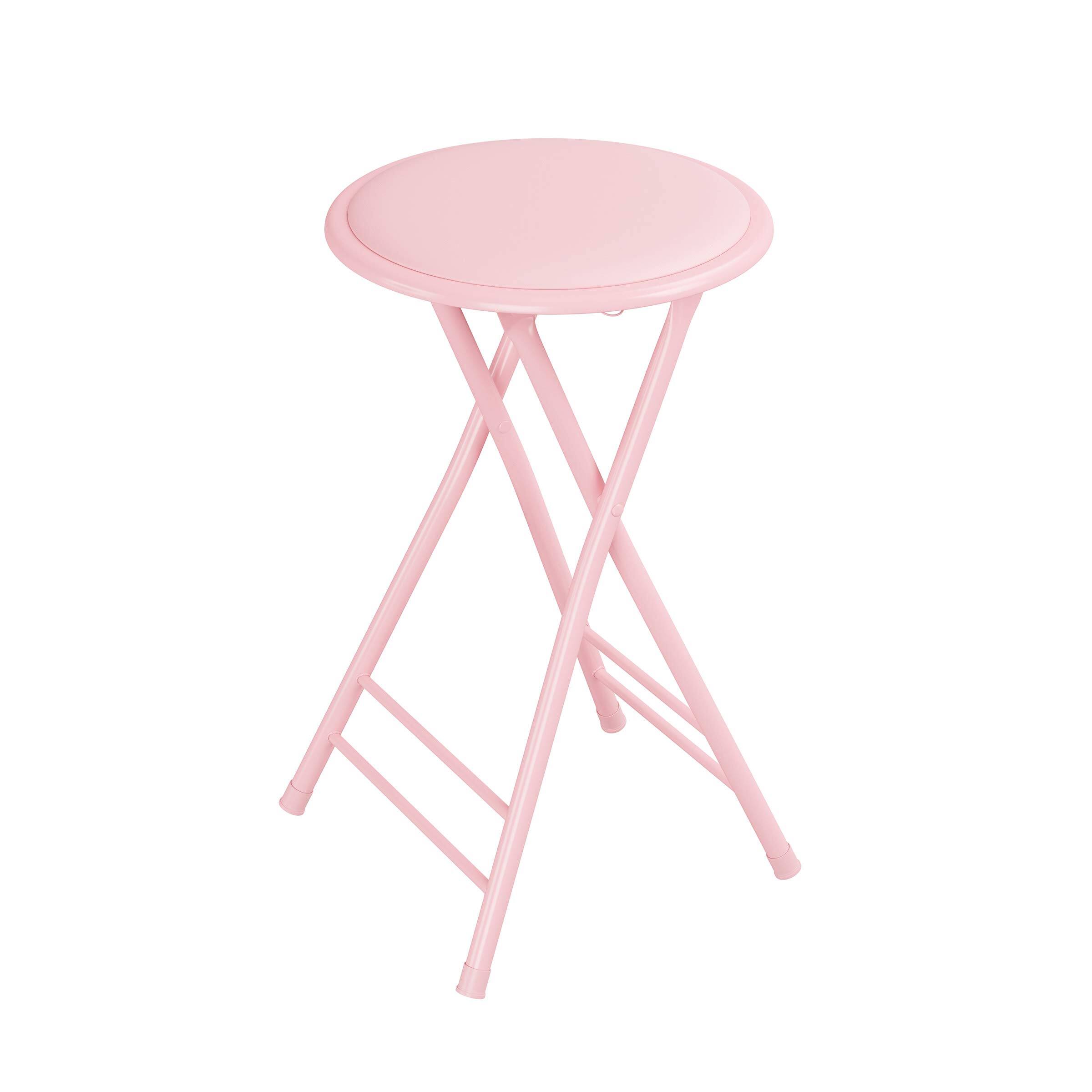 Pink Single Stool