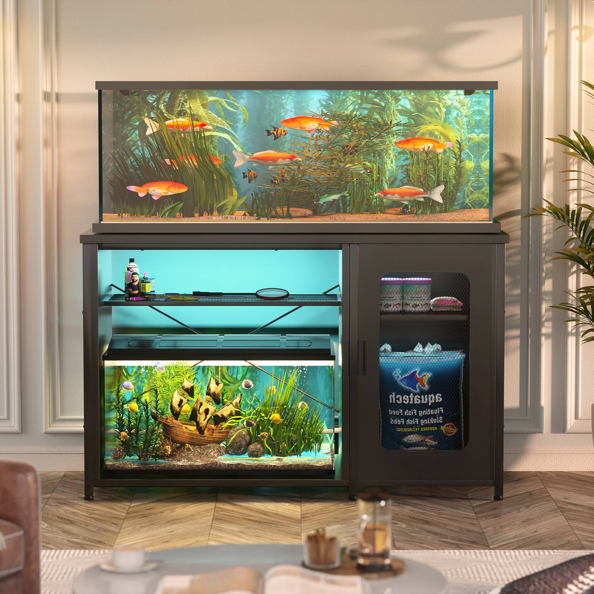 Aquatech Feed Fish Floating Feed Fish Sinking TECHIL KSrVEL