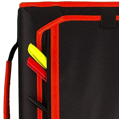 Alt View 3. Five Star - 2" 3-Ring Zipper Binders, D-Ring - Assorted Colors.