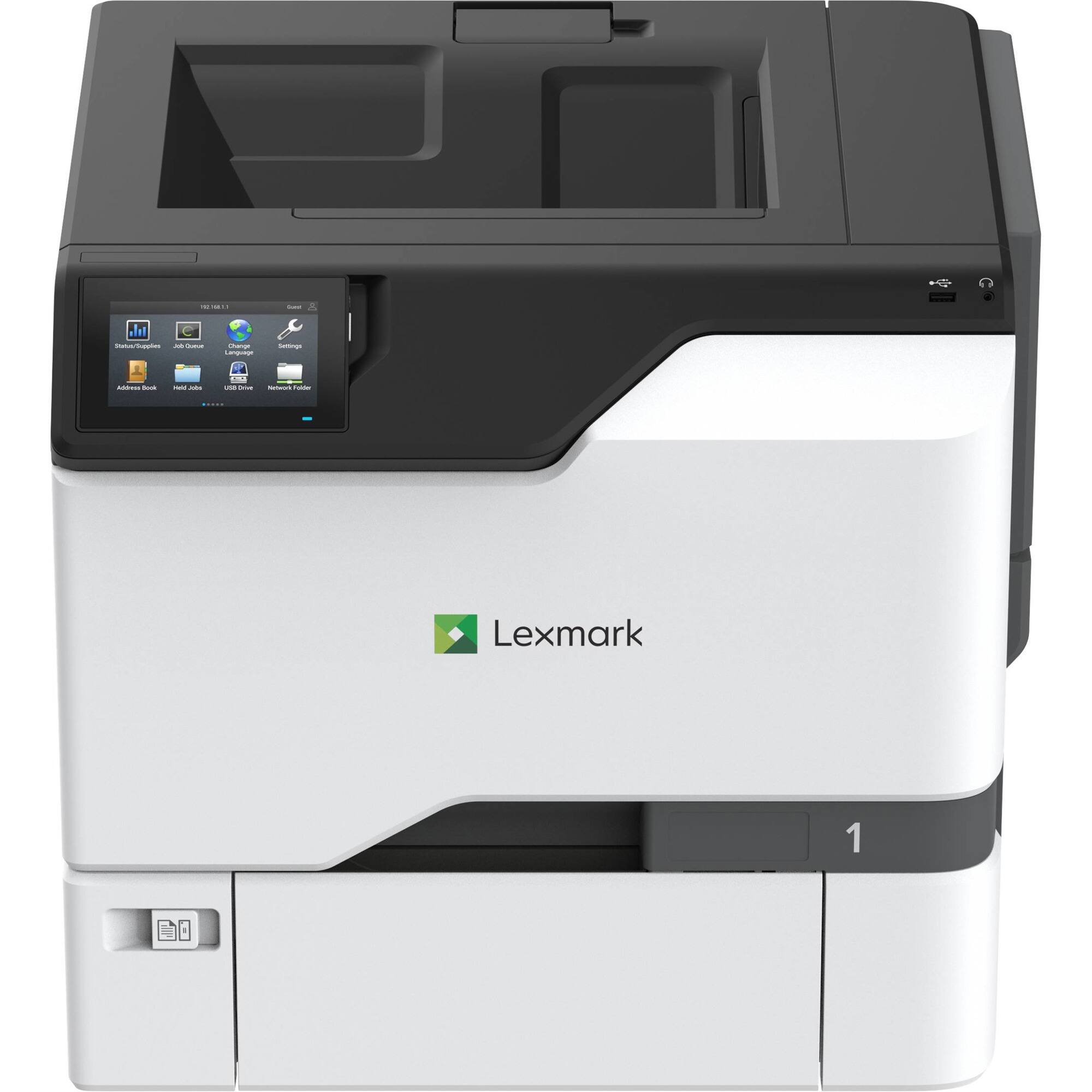 Alt View 3. Lexmark - Lexmark CS730de Desktop Wired Laser Printer - Color - 40 ppm Mono / 40 ppm Color - 2400 x 600 dpi Print - Automatic - Unknown.