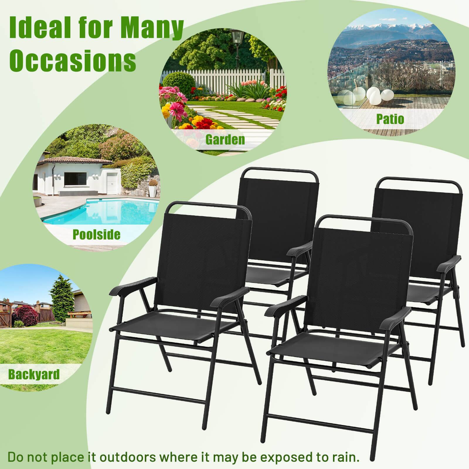 Ideal for Many Occasions

- Garden
- Patio
- Poolside
- Backyard

Do not place it outdoors where it may be exposed to rain.