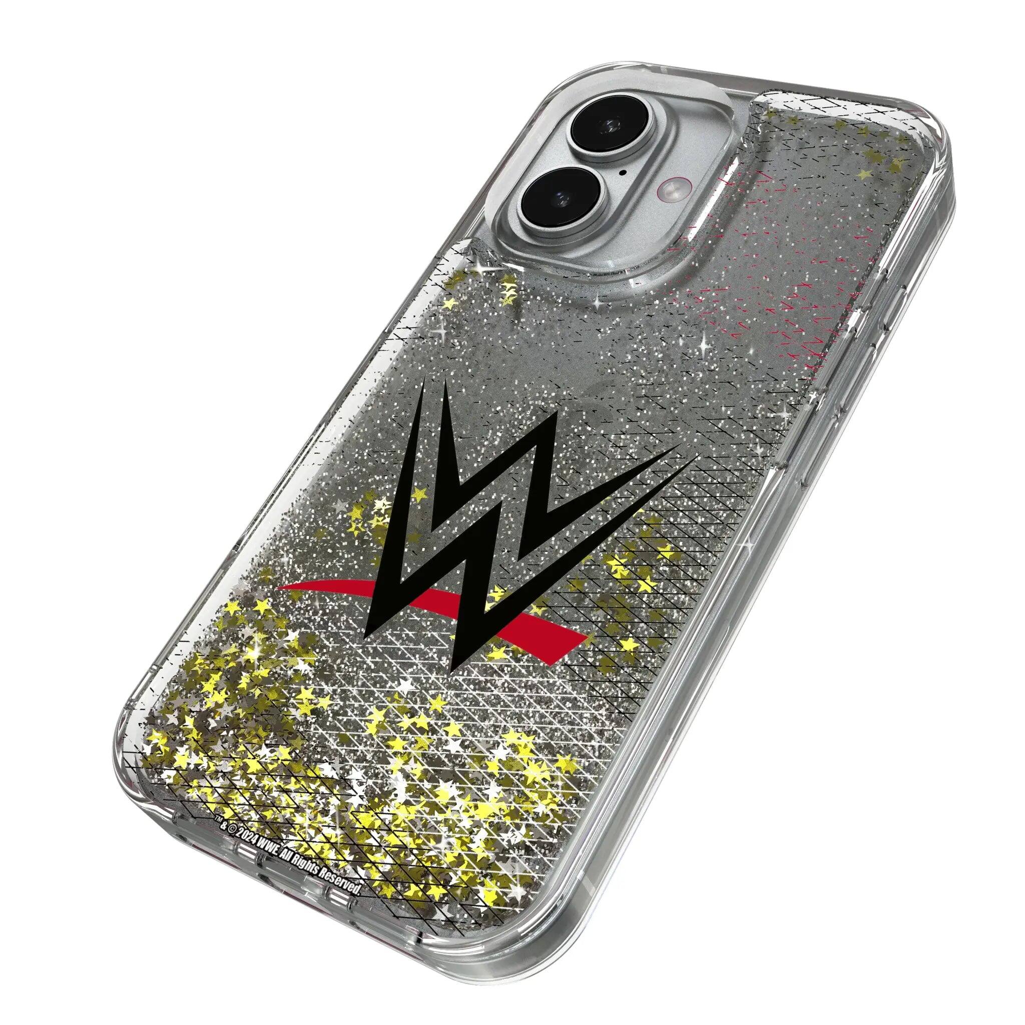 Keyscaper WWE WWE Steel Glitter Phone Case Apple iPhone 17 WWE Logo ...