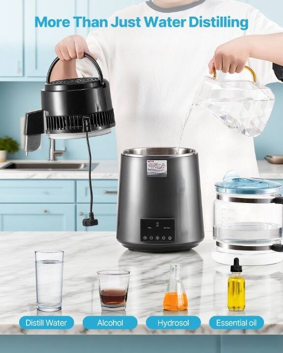 More Than Just Water Distilling

- Distill Water
- Alcohol
- Hydrosol
- Essential Oil