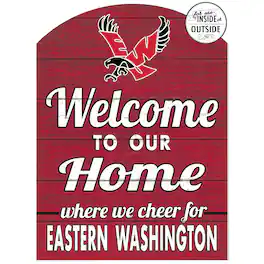 Jardine - Eastern Washington Eagles 16'' x 22'' Indoor/Outdoor Marquee Sign - Red