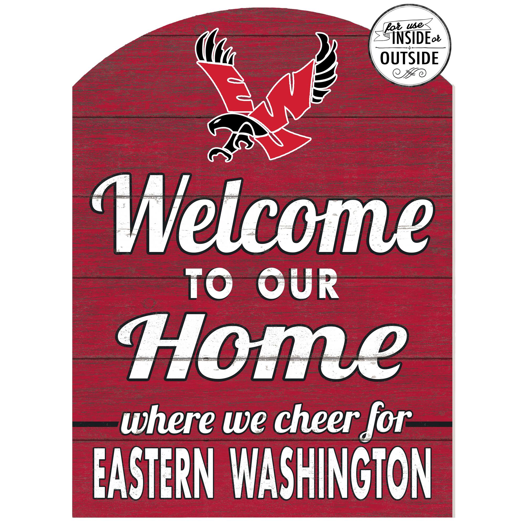 Eastern Washington Eagles 16'' x 22'' Indoor/Outdoor Marquee Sign